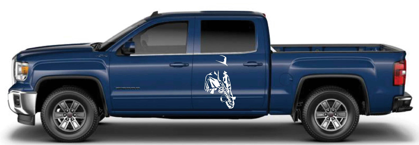 Vinyl Graphics Jazz symphonist graphic for car | UNIVERSAL STICKERS