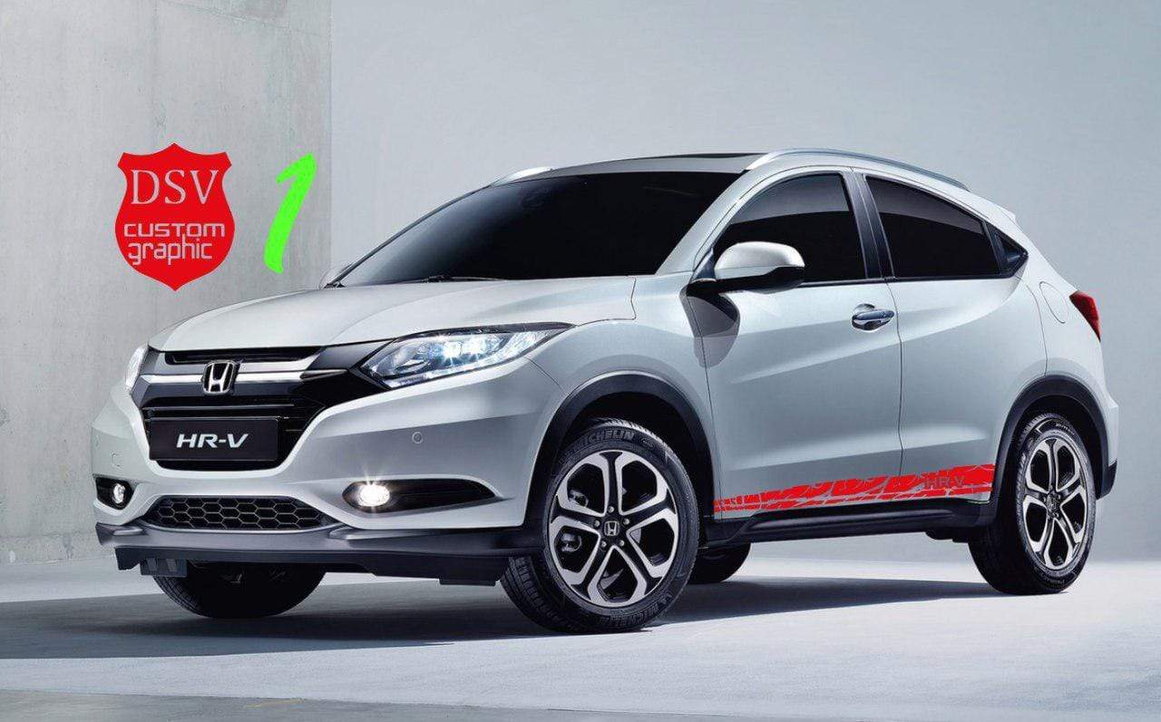 Line Decals Racing Car Side Stickers Stripes For Honda CR-V