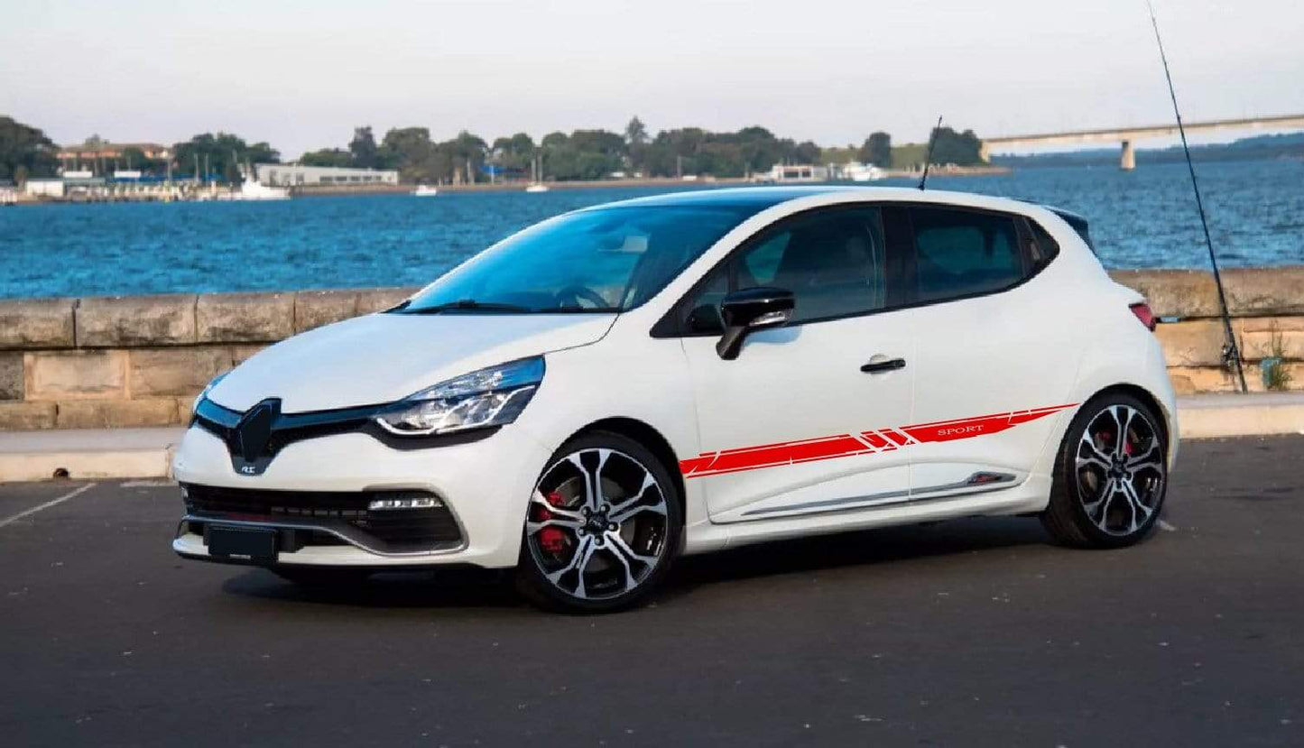 Line Graphic Gift renault stickers Racing Stripes for Renault Clio renault clio car stickers