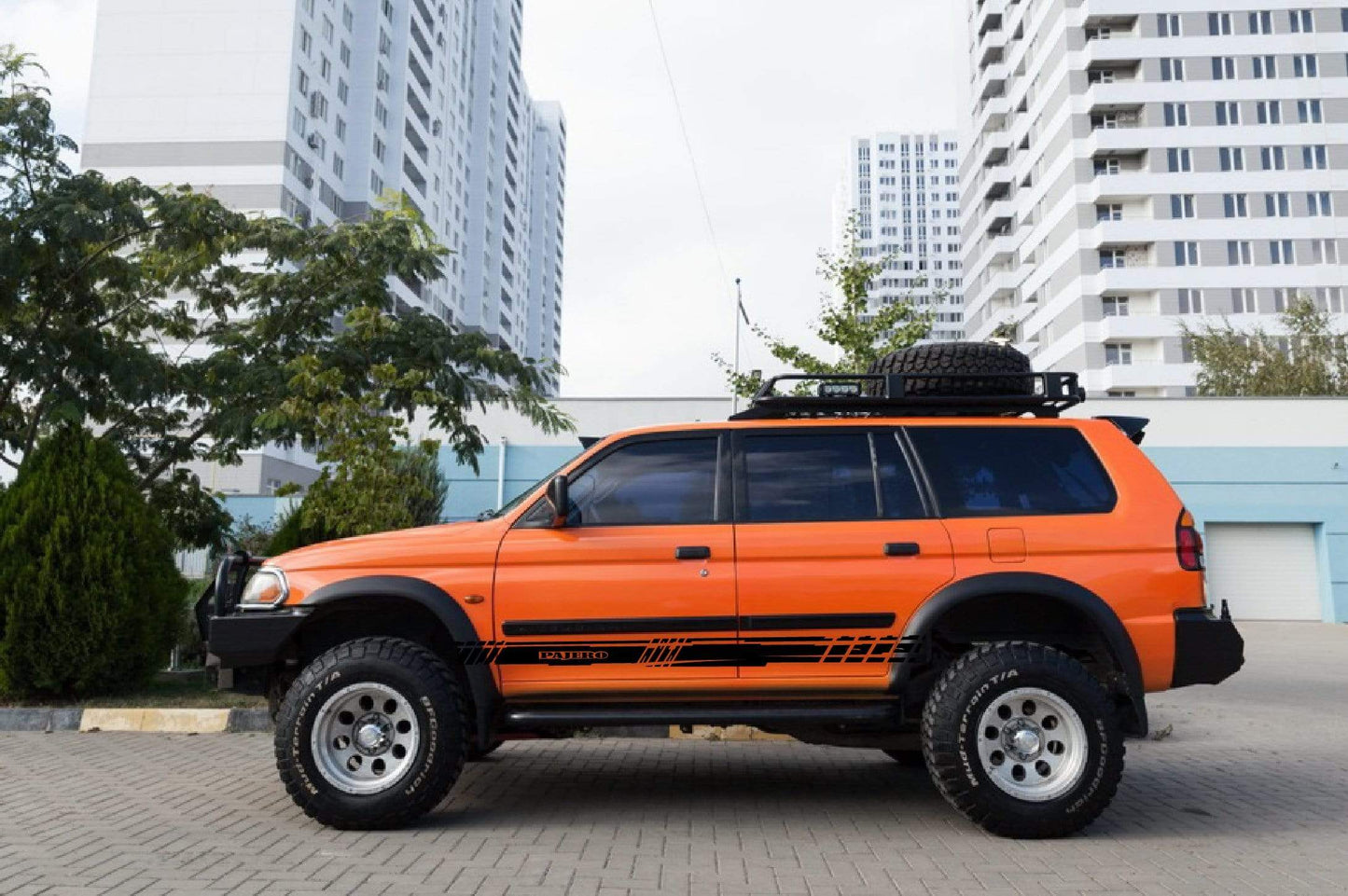 Premium Quality Stickers Compatible with Mitsubishi Pajero Unique Design Decorative decal