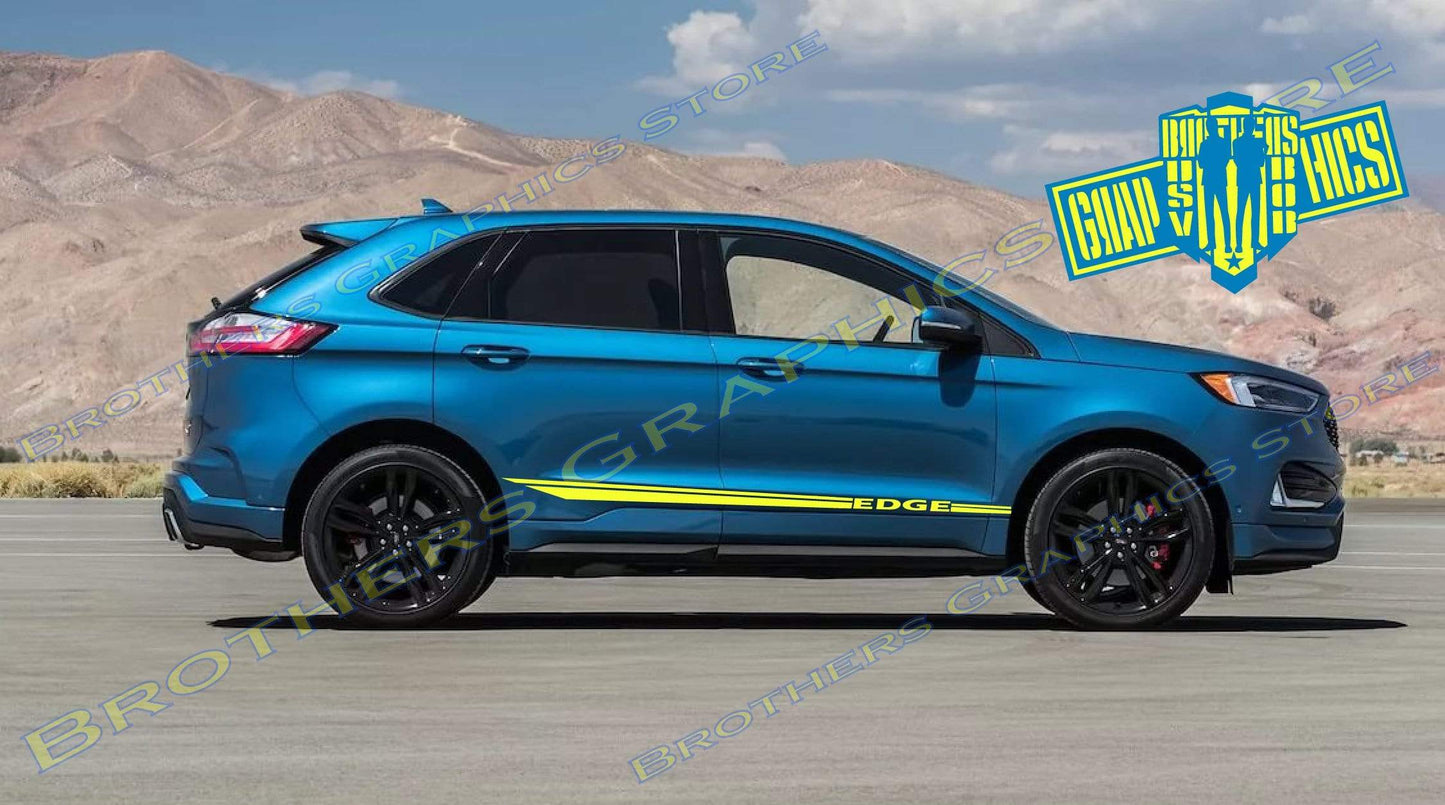 Premium Vinyl Stickers Compatible With Ford Edge Style Design New Design