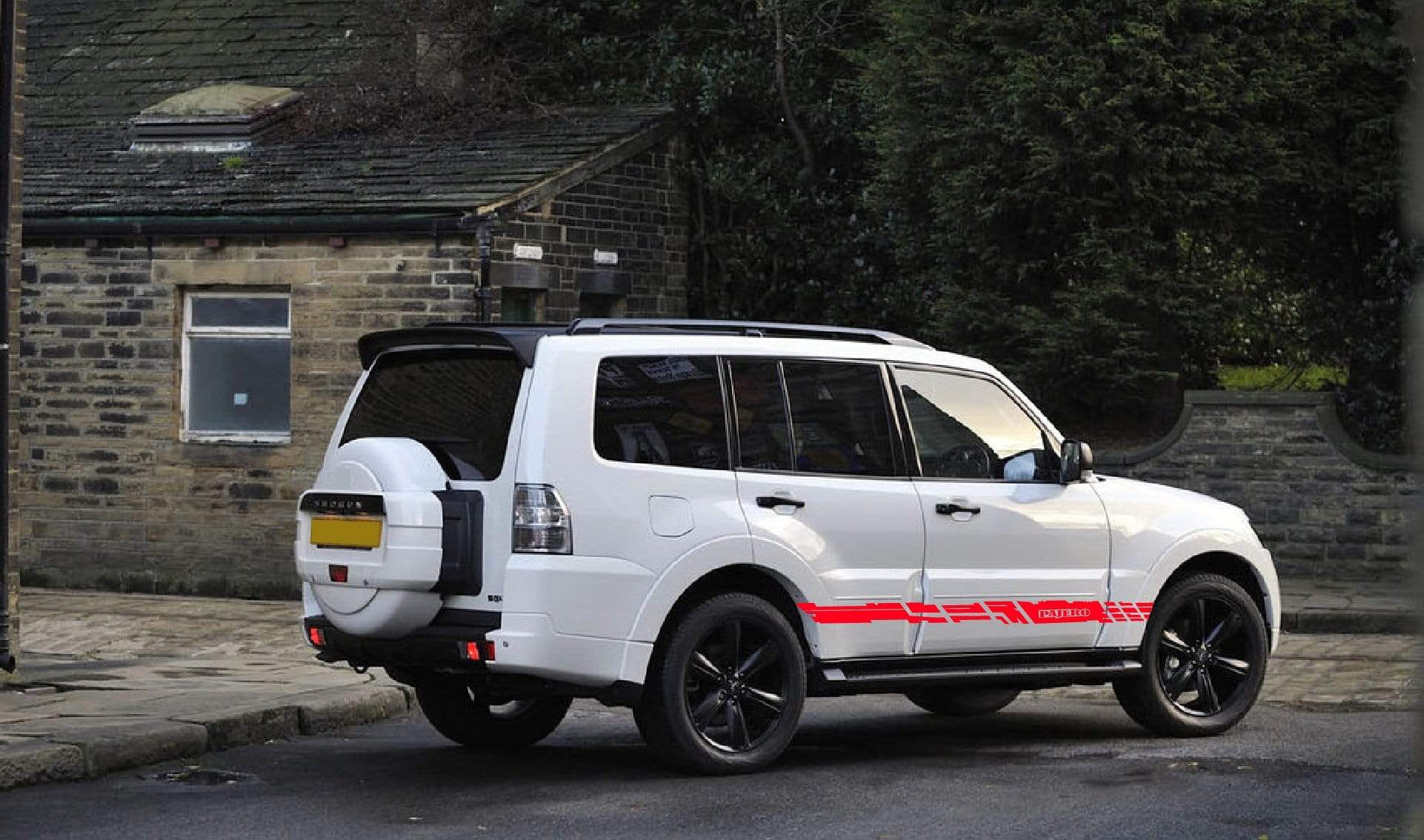 Premium Quality Stickers Compatible with Mitsubishi Pajero Best Design Decorative decals