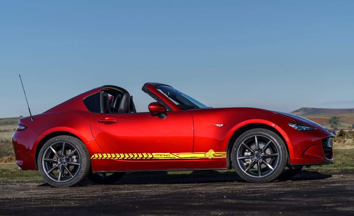 Premium Quality Stickers Compatible With Mazda MX-5 Miata Indian Man Line Design