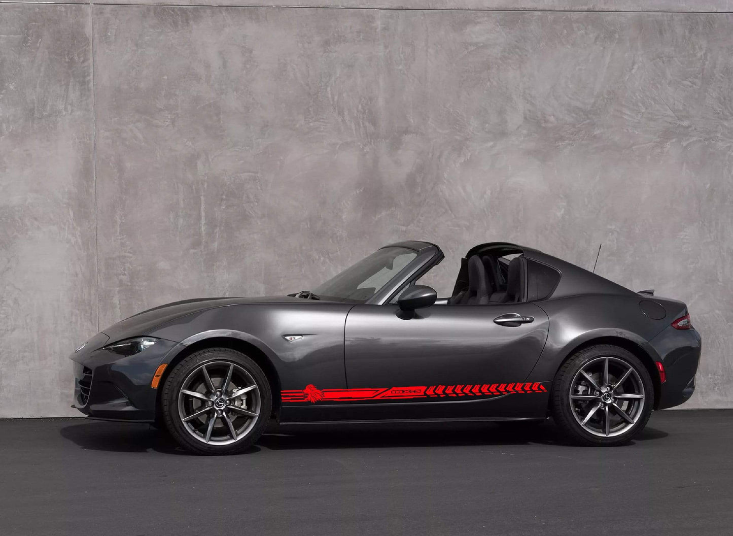 Premium Quality Stickers Compatible With Mazda MX-5 Miata Indian Man Line Design