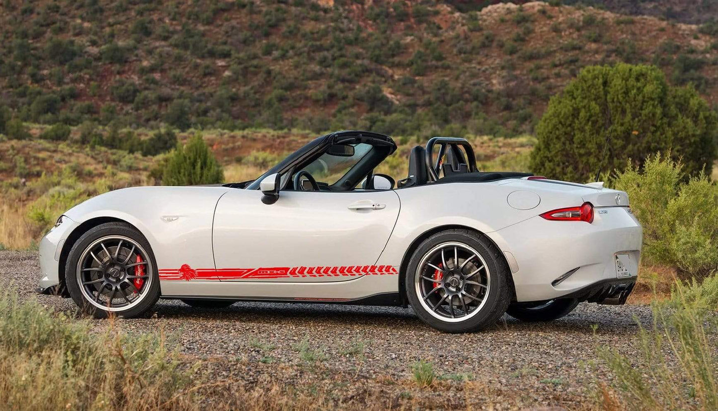 Premium Quality Stickers Compatible With Mazda MX-5 Miata Indian Man Line Design