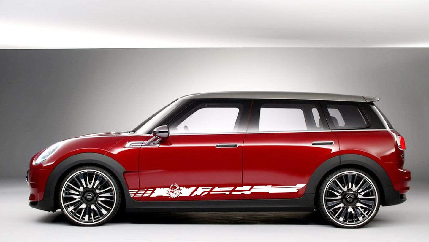 Premium Vinyl Stickers Compatible with Mini Cooper Stickers Dog Design | Clubman Stickers | Countryman Stickers
