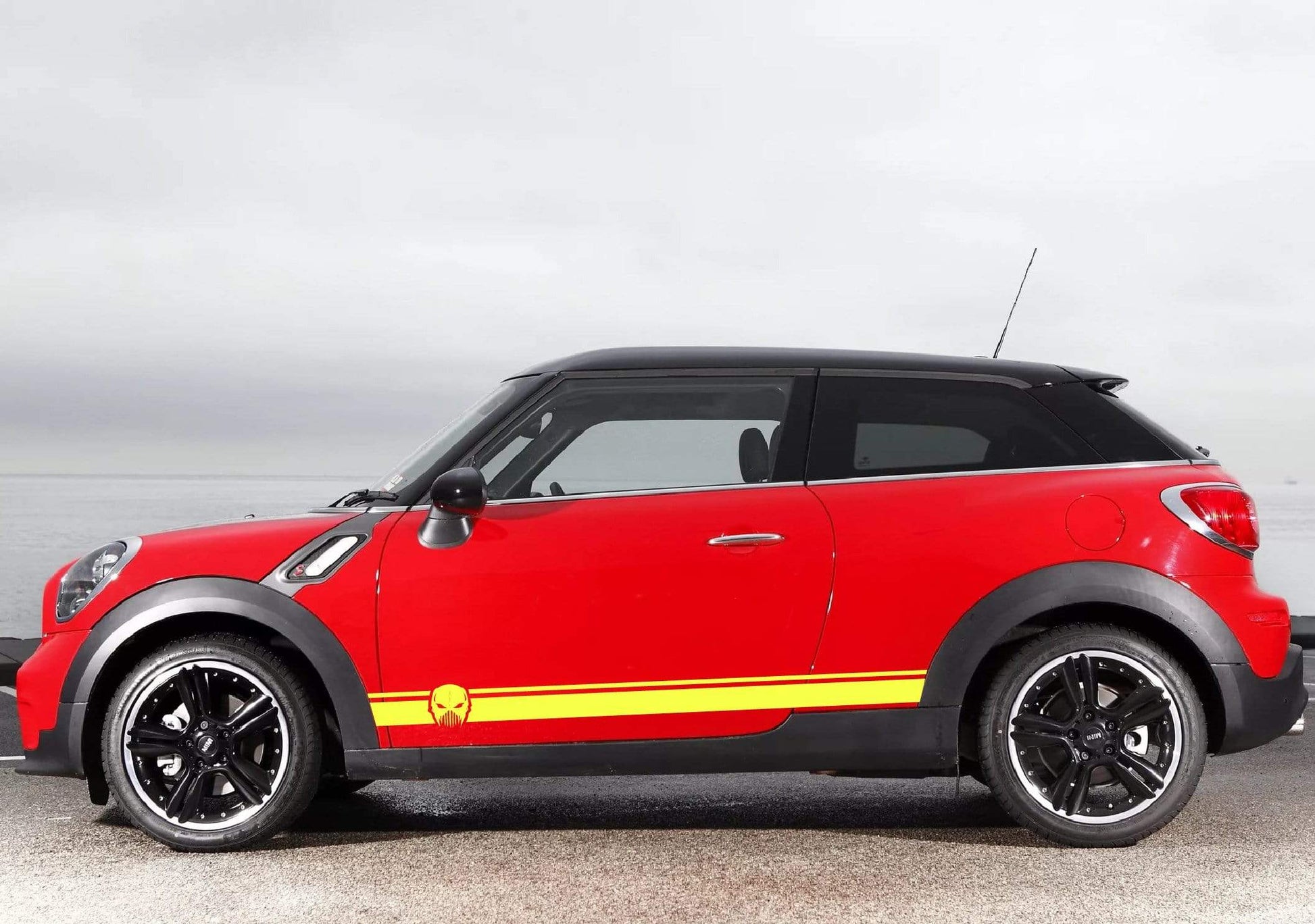 Premium Quality Vinyl Sticker fit Mini Cooper Man Line Design car Automotive decals Clubman, John Cooper, Countryman