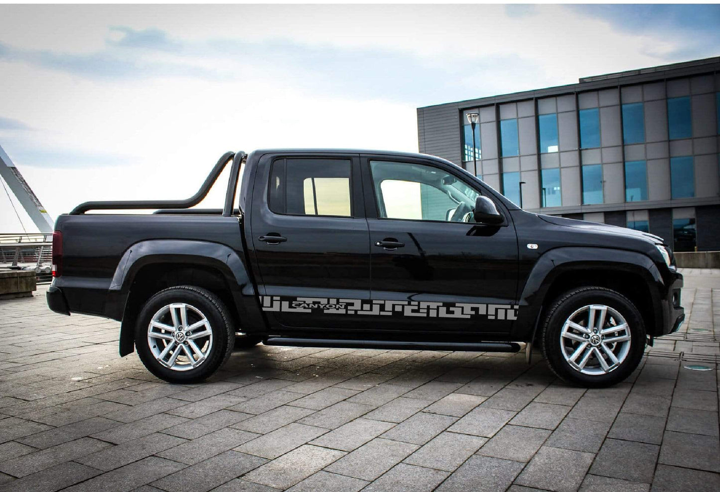 NEW Block Graphics for Volkswagen Amarok | Premium Stripe Decals for 2010–2025 Models