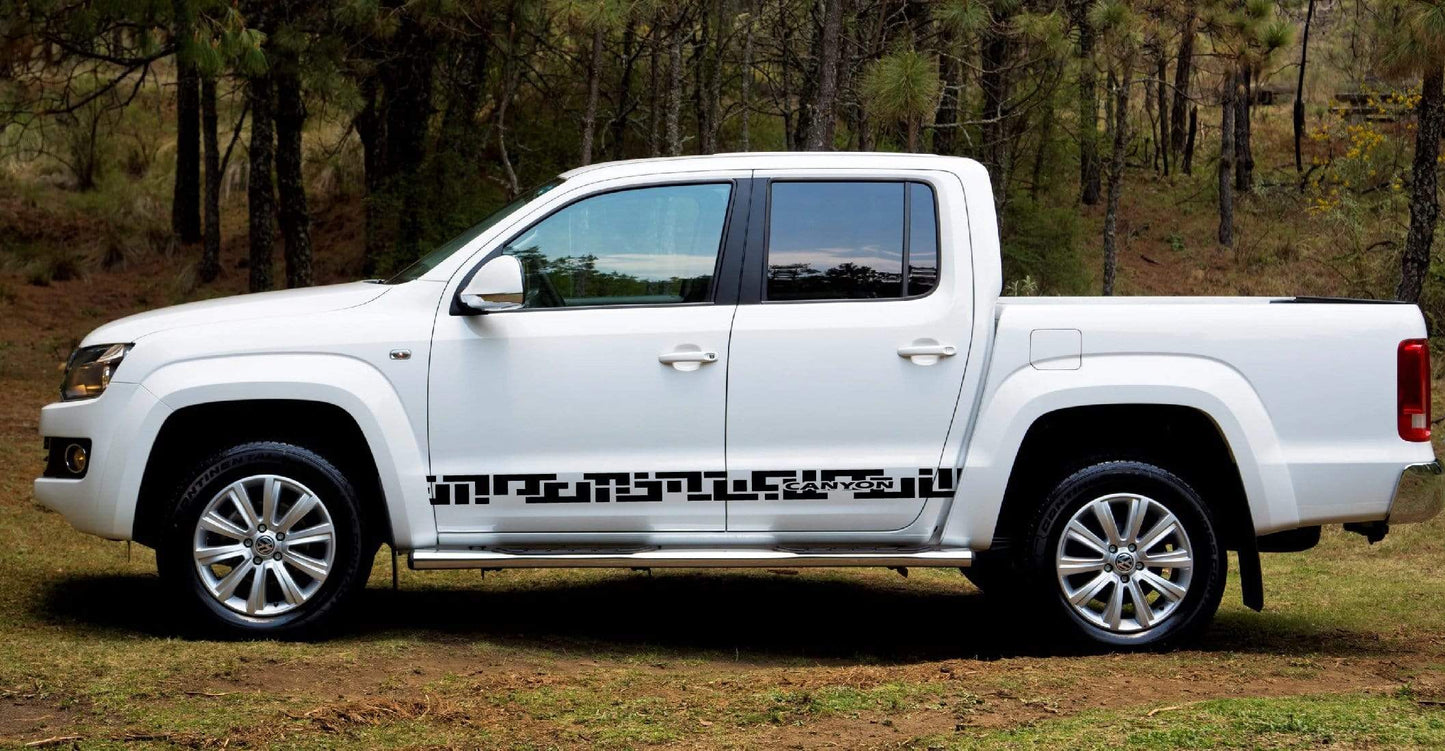 NEW Block Graphics for Volkswagen Amarok | Premium Stripe Decals for 2010–2025 Models