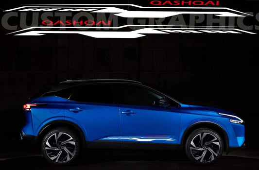 Vinyl Graphics New Design Decal Sticker Side Door Stripe Stickers For Nissan Qashqai