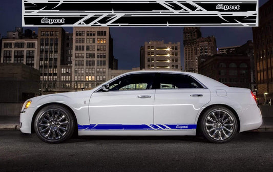 NEW Line Graphics for Chrysler 300 300S | Chrysler 300 Line Stickers