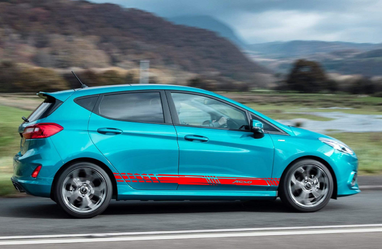Premium Vinyl Stickers Compatible with Ford Fiesta Decorative car decals