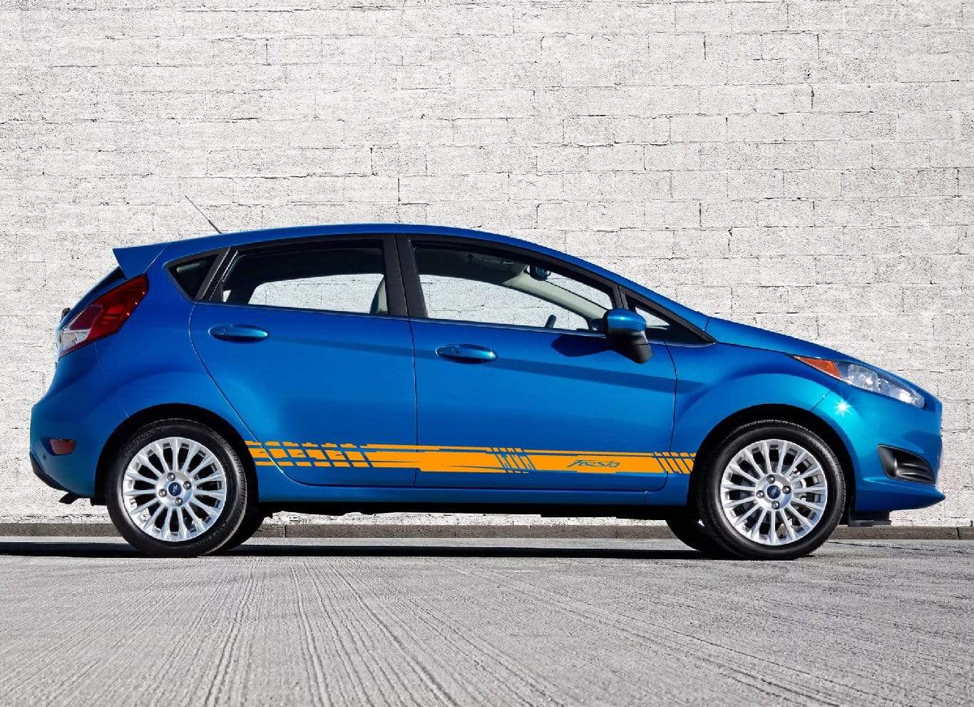 Premium Vinyl Stickers Compatible with Ford Fiesta Decorative car decals
