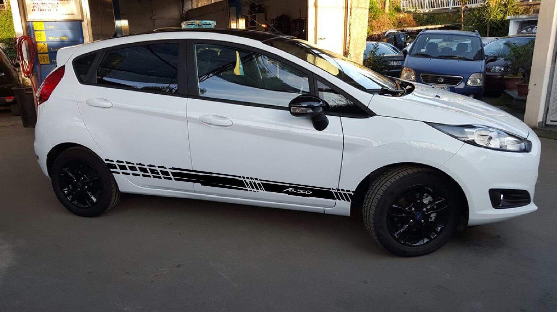 Premium Vinyl Stickers Compatible with Ford Fiesta Decorative car decals