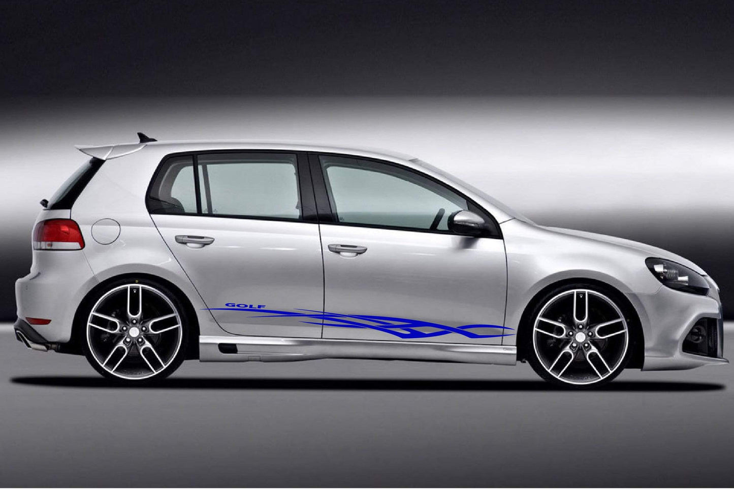 Rear Vinyl Decal Side Bed Sticker Graphics Kit For VW Golf