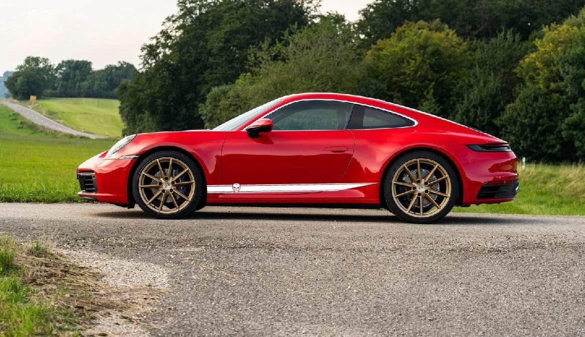 Skull rally decals for Porshe universal Stikers