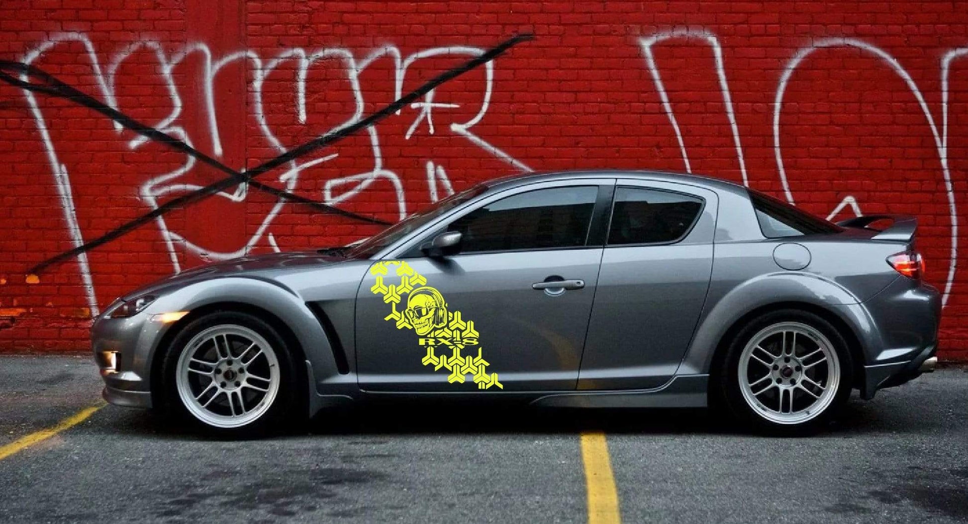 Premium Vinyl Stickers Compatible With Mazda RX-8 Sticker Street Auto Custom Vinyl Stickers