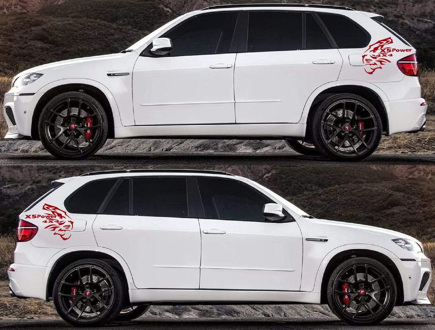 Stickers Kit Graphics Decals Racing Stripes for BMW X5 - Brothers-Graphics