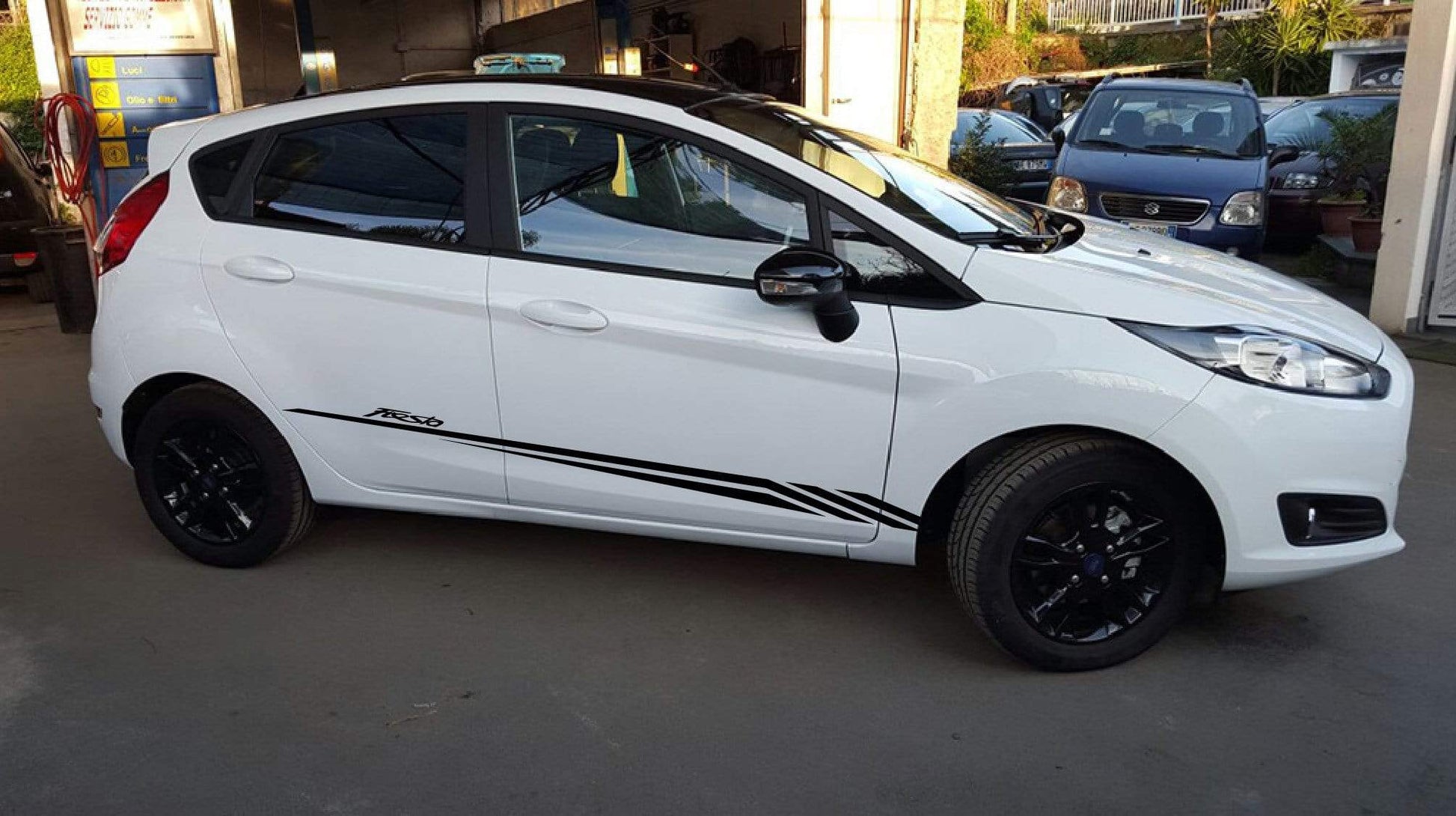 Premium Vinyl Sticker Compatible with Ford Fiesta Decorative car decals Personalized Design, 
Vehicle Enhancement, 
Sticker Street Auto