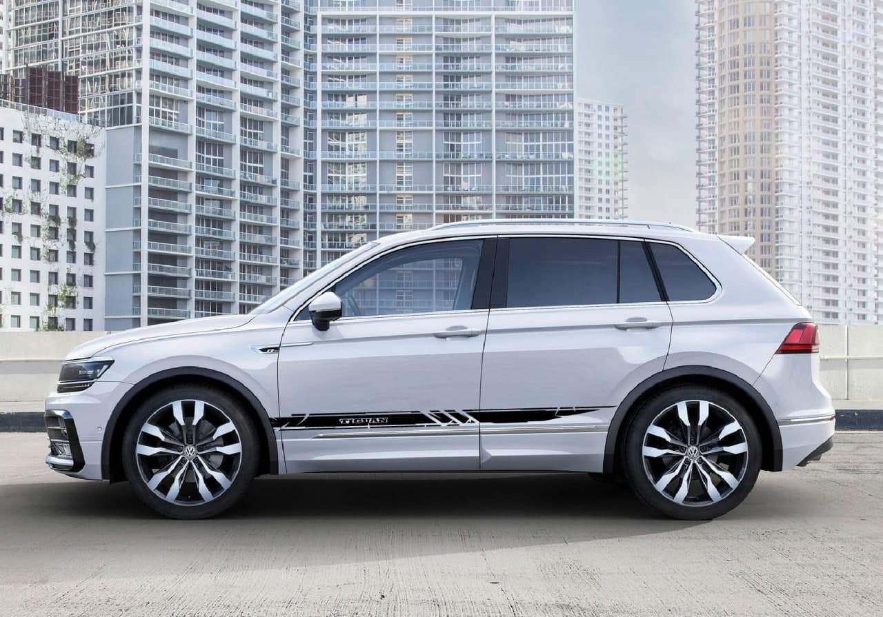 Vinyl Graphics Unique Best Graphic Vinyl Graphics Decals Compatible with VW Tiguan