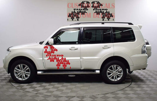 Premium Quality Stickers Compatible with Mitsubishi Pajero Style Name Design BFF Vinyl car stickers Automotive decals Custom car stickers