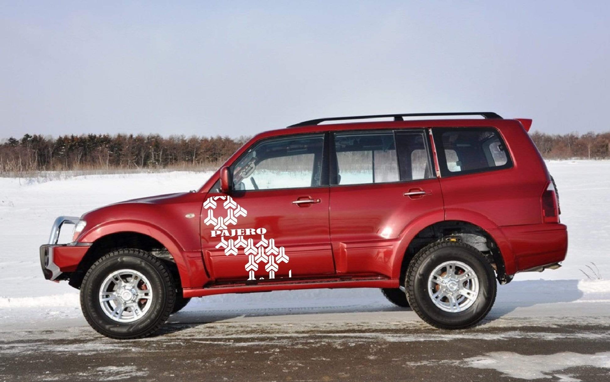 Premium Quality Stickers Compatible with Mitsubishi Pajero Style Name Design BFF Vinyl car stickers Automotive decals Custom car stickers