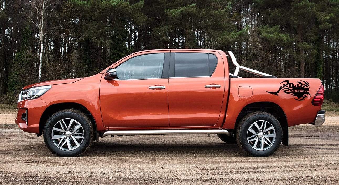 Vinyl Decal Sticker Vinyl Side Racing Stripes for Toyota Hilux