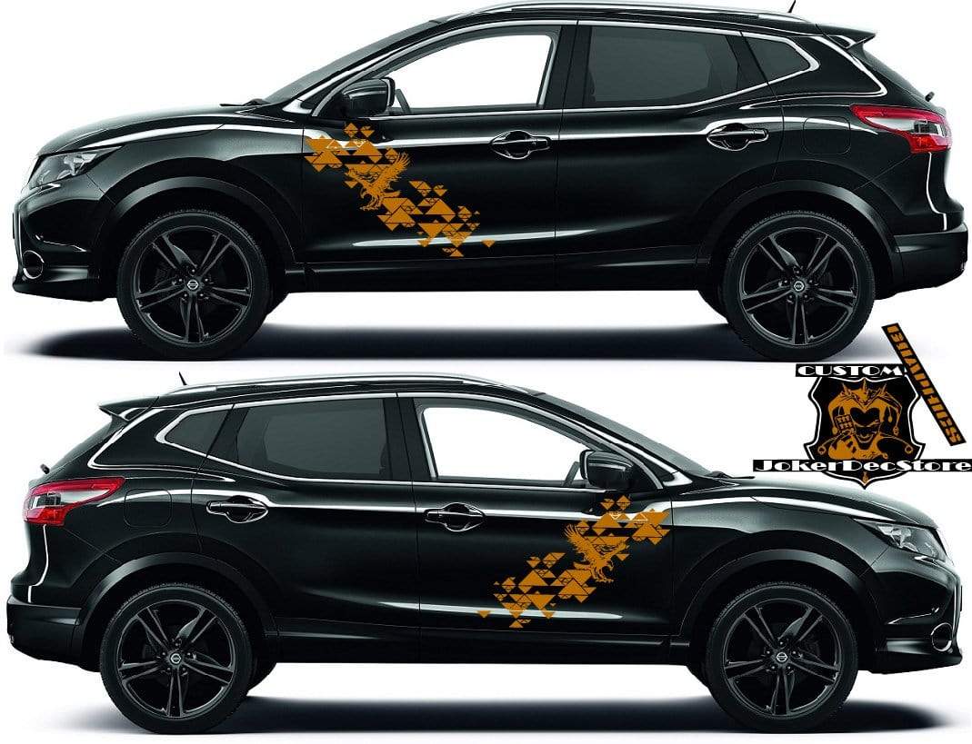Vinyl Graphics Racing Stickers Unique Decals For Nissan Qashqai