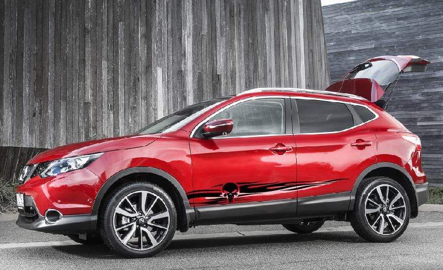 Vinyl Graphics Unique Stickers Skull Decals For Nissan Qashqai