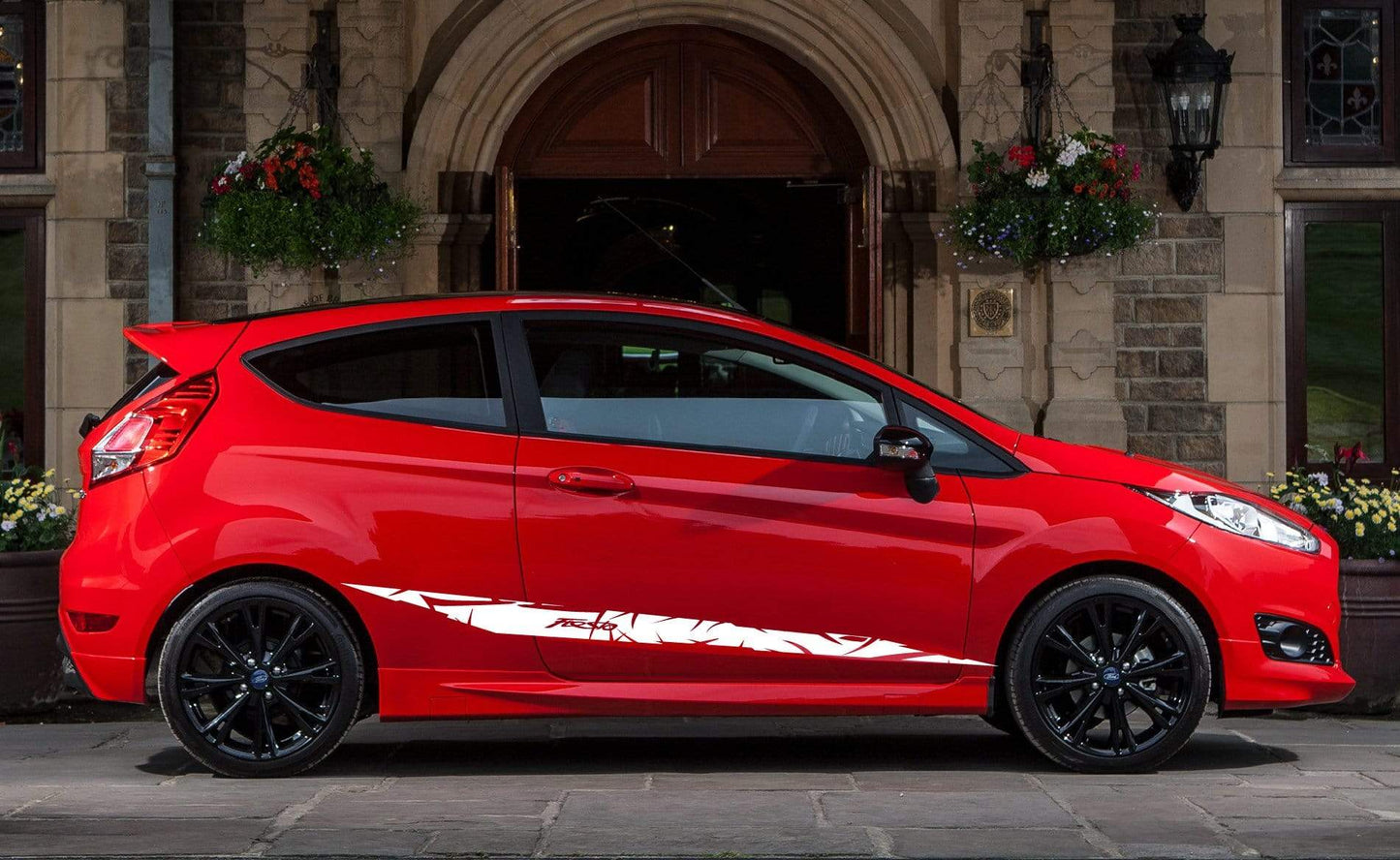 Premium Vinyl Sticker Compatible with Ford Fiesta Sticker Street Auto Stylish Exclusive Easy Application