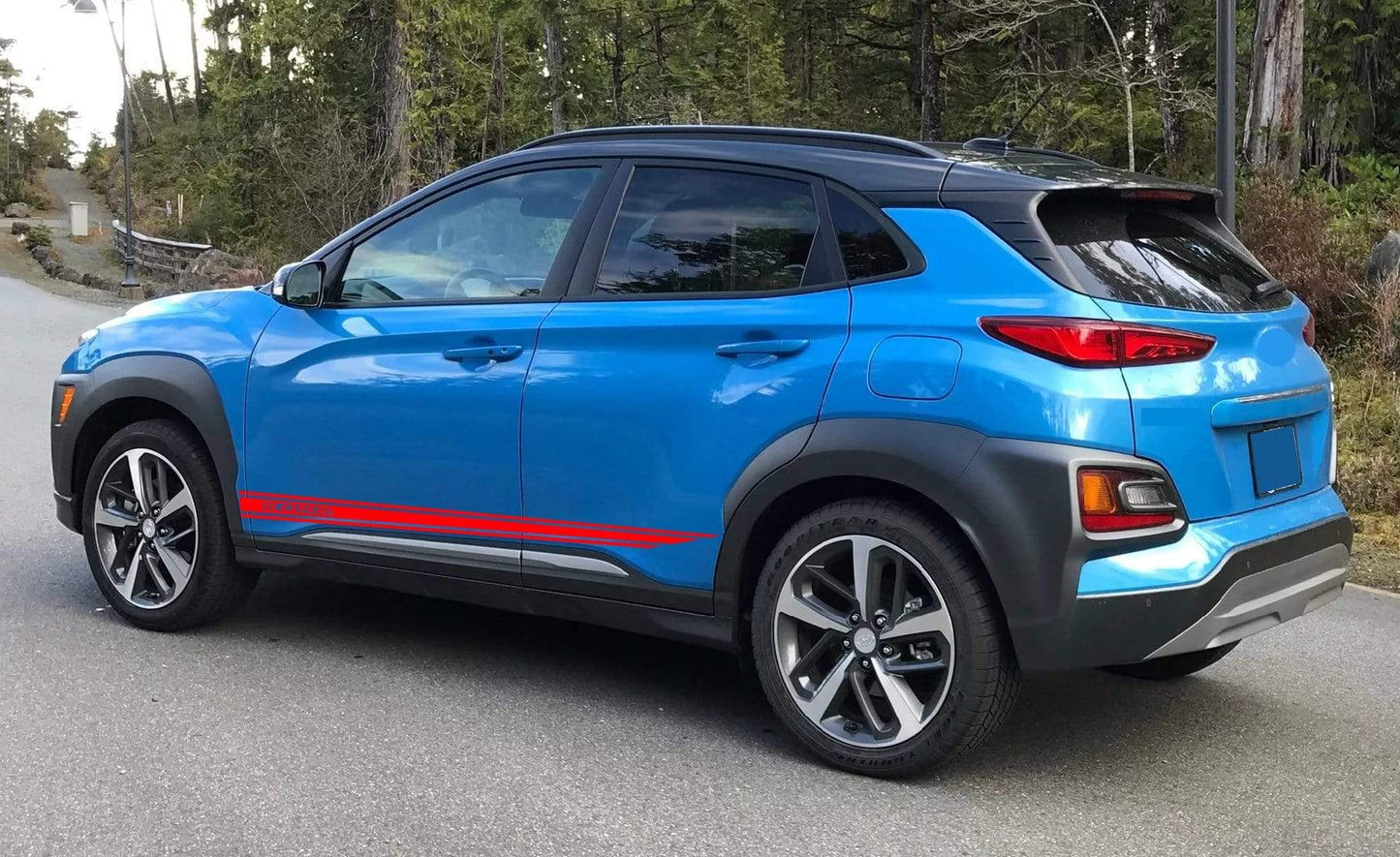 Premium Quality Vinyl Stickers Work with Hyundai Kona Car styling decals